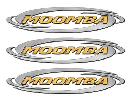 Moomba boat stickers - stickers, "3d