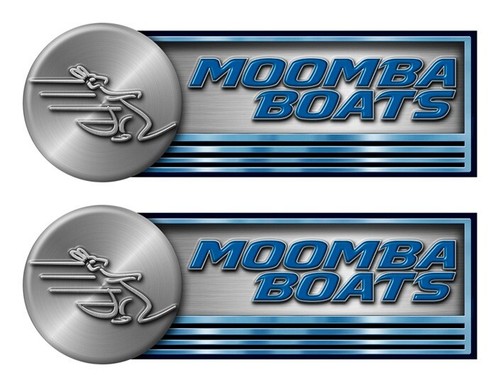 Two moomba boat stickers - boat,