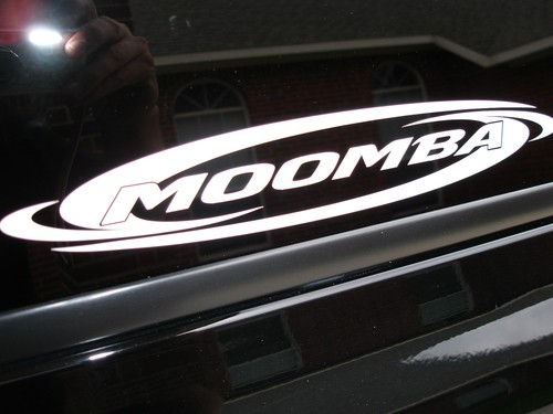Moomba boats white sticker - white,
