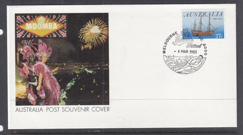 Souvenir cover 1983 melbourne - cover:,