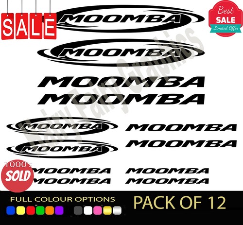 Moomba boat sticker set - moomba,